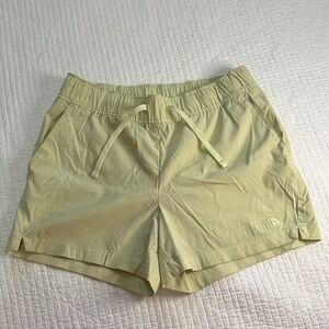 The North Face Women's Light Yellow Athletic Shorts